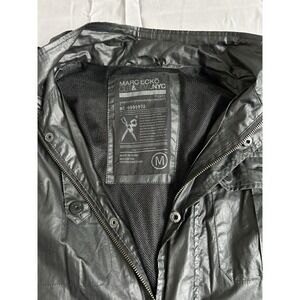 Marc Ecko mens Y2K vintage Cut Sew‎ Lightweight Zip Up Black Jacket size Medium